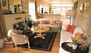 Upper house living room and kitchen